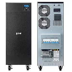 Nevainojama baro padeve Eaton 9E 10000I, dubultā pārveide (Online), 1 kVA, 8000 W, tornis, melns