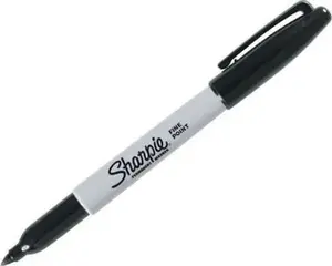 Перманентный маркер Sharpie Fine, 0.9 мм, черный