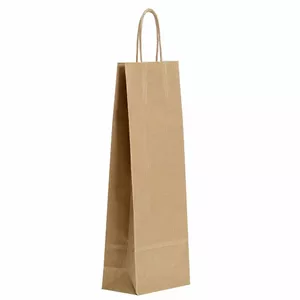 PaperSeal bottle bag 140 x 80 x 390 mm brown – PaperSeal 150-03755 paper