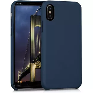 Мягкий силиконовый чехол-накладка Mocco для Apple iPhone 11 Pro — синий