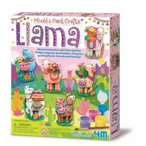Educational gypsum casting set 4M Lama 4754 – moulds and materials for making llama figures
