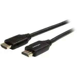 HDMI cable StarTech 1m (3ft) HDMI 2.0 with Ethernet, High Speed 4K 60Hz HDR10, Male–Male, Gold-plated