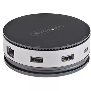 Multiport USB‑C Mini Dock StarTech DKT31CHDVCM — USB 3.1 Gen2 10Gbps, 4K@60 HDMI/DP or 1080p VGA, 75W PD, 3×USB, GbE