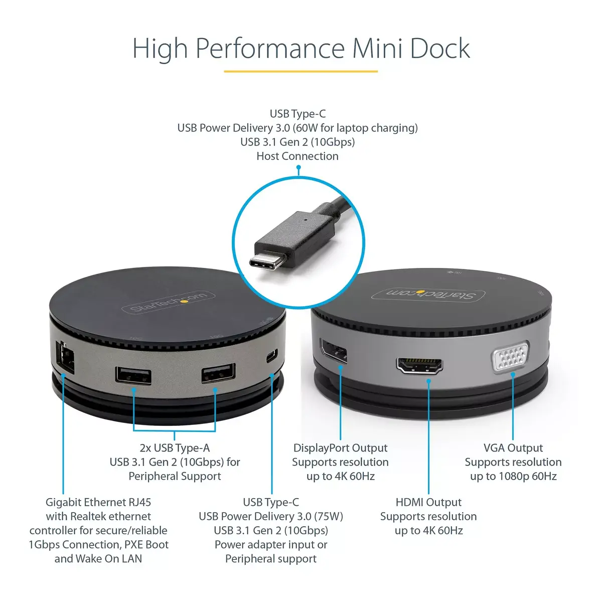 StarTech DKT31CHDVCM USB‑C Mini Dock Photo 8