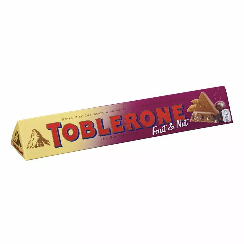 Piena šokolāde TOBLERONE ar augļiem un