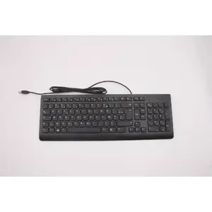 Wired USB Keyboard Lenovo Calliope — Full-size AZERTY, Black