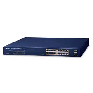 Tīkla slēdzis PLANET GSW-1820HP Nevadāms Gigabit 16x RJ-45 PoE 1U