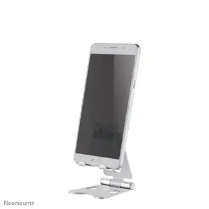 Neomounts DS10-150SL1 Phone stand passive holder for mobile phone smartphone aluminium silver desk indoor foldable