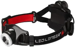 Galvas lampa Ledlenser H7R.2 Melna Sarkanā Balta