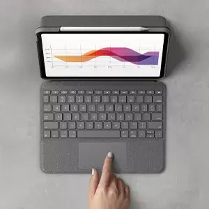 Klaviatūras maciņš Logitech Folio Touch iPad Air 4 5 paaudzei Photo 2