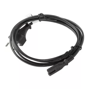 Power Cable Black Lanberg CA-C7CA-11CC-0030-BK 3m CEE7/16 C7 Coupler