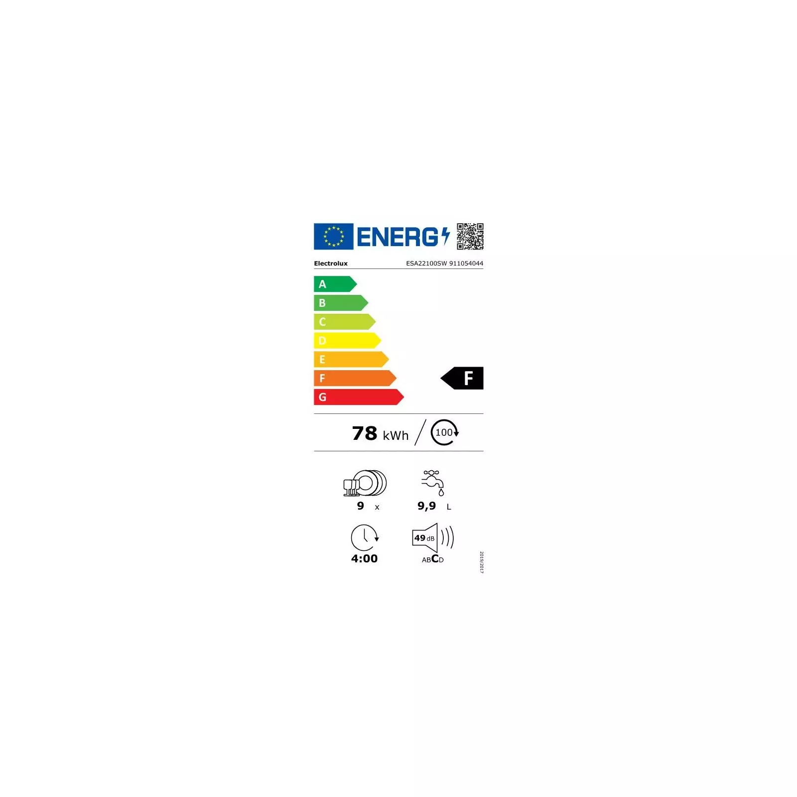 Electrolux ESA22100SW Photo 5