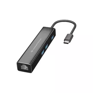 Conceptronic DONN07B dokstacija USB 3.2 Gen 1 (3.1 Gen 1) Type-C Melns