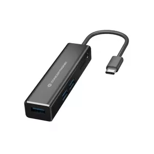 Conceptronic DONN08B dokstacija USB 3.2 Gen 1 (3.1 Gen 1) Type-C Melns