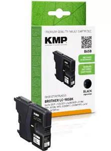 Картридж KMP B65B совместимый для Brother — Пигментная черная 6.2 мл, до ~300 страниц, 1 шт.
