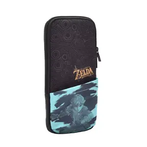Чехол Hori Hardshell Slim Pouch для Nintendo Switch, чёрный с многоколорным рисунком, модель NSW-168U