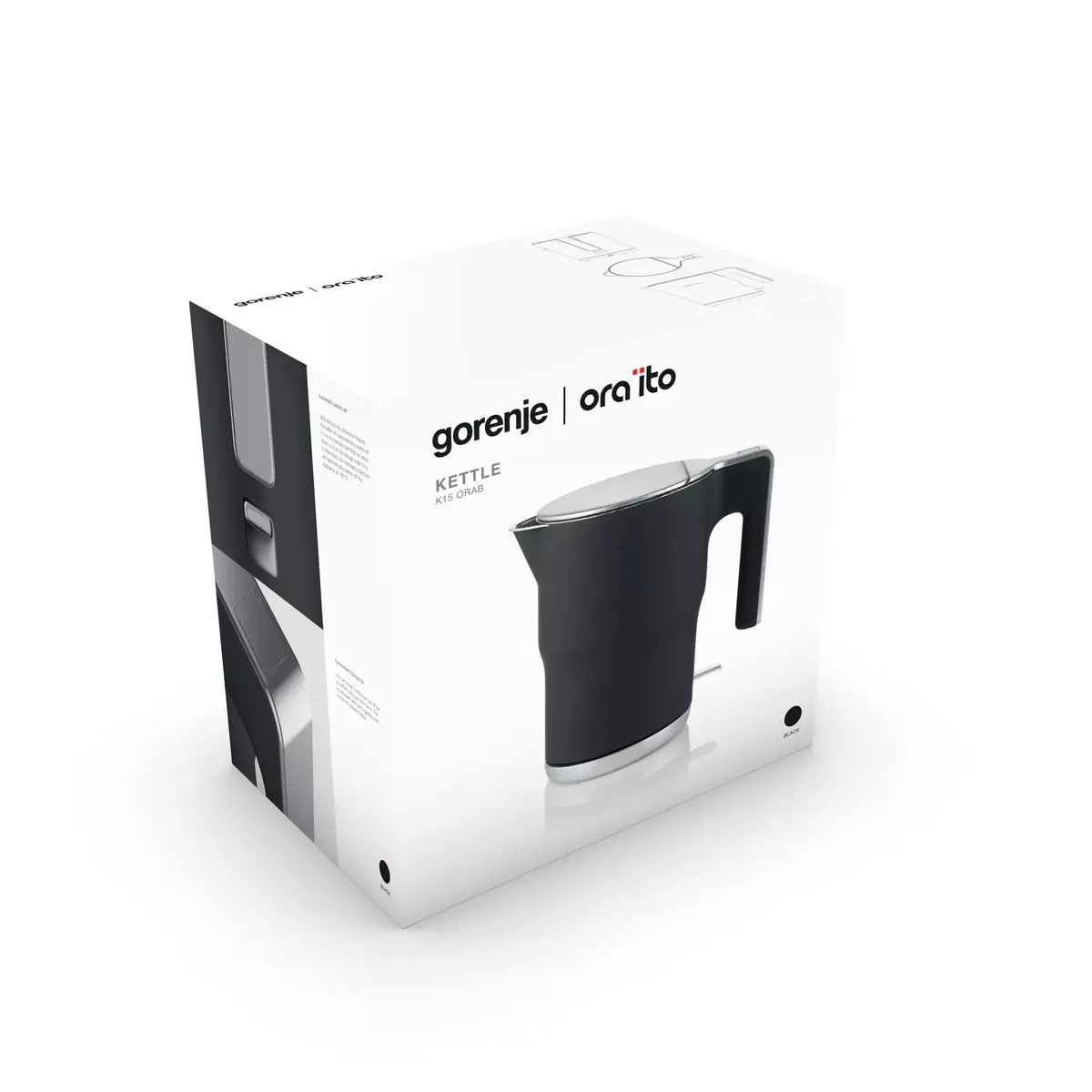 Чайник Gorenje K15ORAB 1,5 л 2400 Вт Photo 3