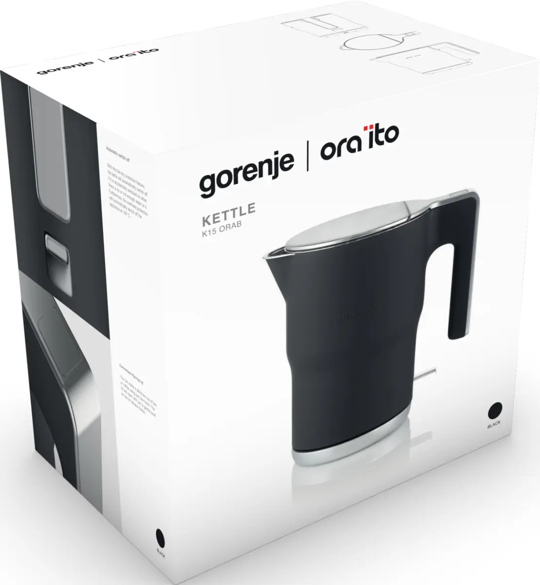 Электрический чайник Gorenje K15ORAB Photo 4
