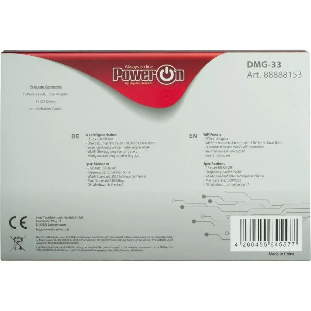 Internal WLAN Card Inter-Tech DMG-33 Photo 4