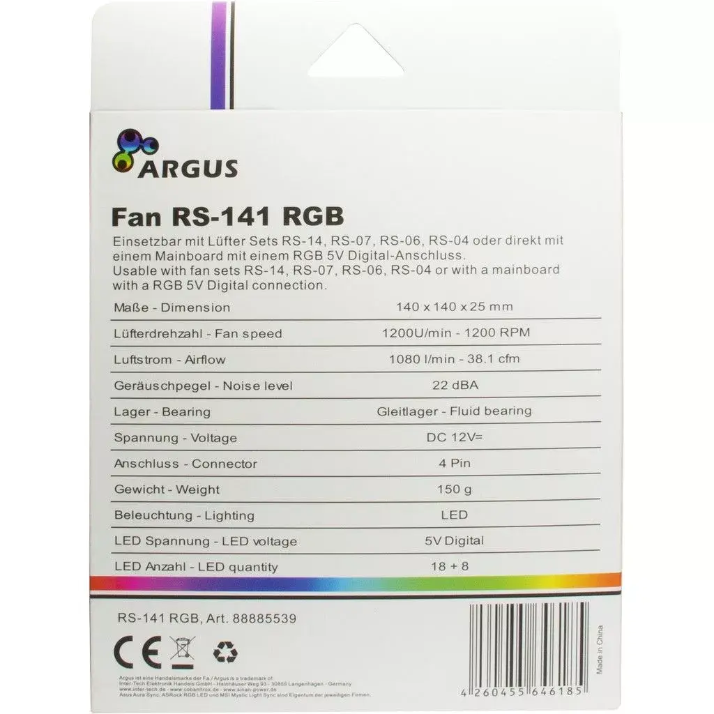 Fan Inter-Tech 88885539 Photo 4