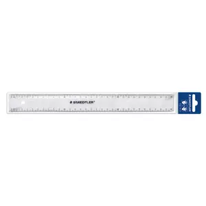 Staedtler 562 300 PB lineāls Mēroga lineāls 300 mm Plastmasa Caurspīdīgs 1 pcs