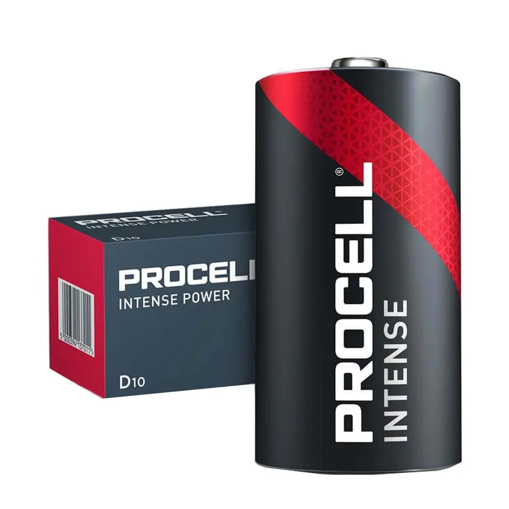 D Alkaline Battery Procell INTENSE POWER 1.5V Pack of 10 Photo 4