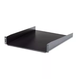 Rack shelf StarTech 2U universal cantilever for 19" racks, steel, 22" (558.8mm) deep, 50 lb/23 kg capacity, black