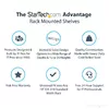 StarTech 2U universal rack shelf for 19" racks Photo 3