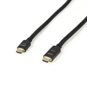 Active HDMI Cable StarTech 20m (66ft) HDMI 1.4b High Speed with Ethernet, CL2 In‑Wall Rated, 4K 30Hz, Gold‑plated HDMI A Male–Male