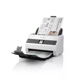 Epson DS-730N Сканер с полистовой подачей 600 x 600 DPI A4 Черный, Серый