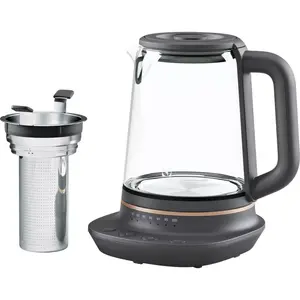 Electric kettle Electrolux E7GK1-8BP 1.7 L 2000 W, black/copper, water filter & level indicator