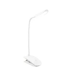 Table lamp ColorWay CW-DL04FCB-W, SMD LED module 14×1.5W, 5V input, 500mAh battery, white, ABS