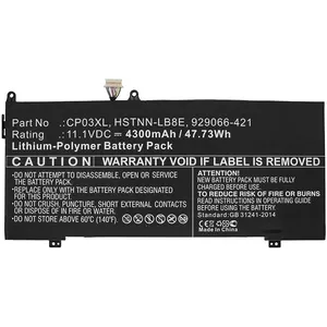 Аккумулятор CoreParts MBXHP-BA0176 для HP Spectre x360 13-ae010ca