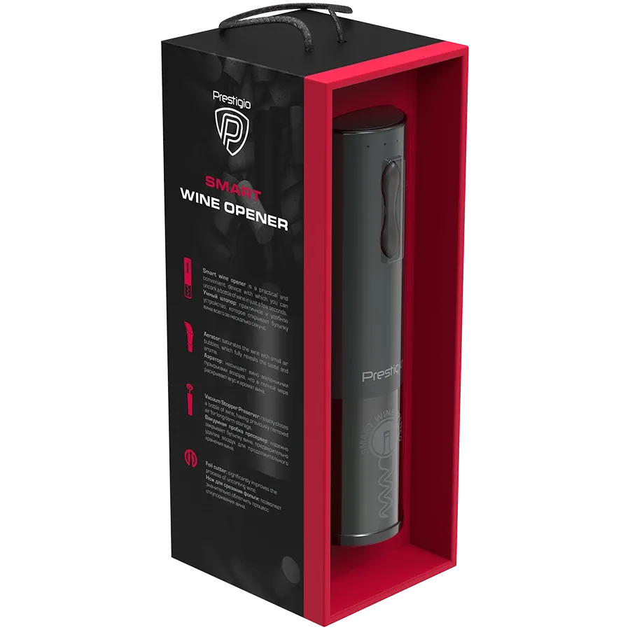 Prestigio Bolsena elektriskais vīna attaisāmais Photo 7