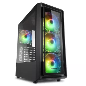 PC Case Sharkoon TK4 RGB Midi Tower Black
