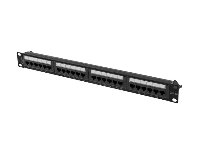 LANBERG PPUA-1024-B 1U patch panelis 24 porti Photo 4