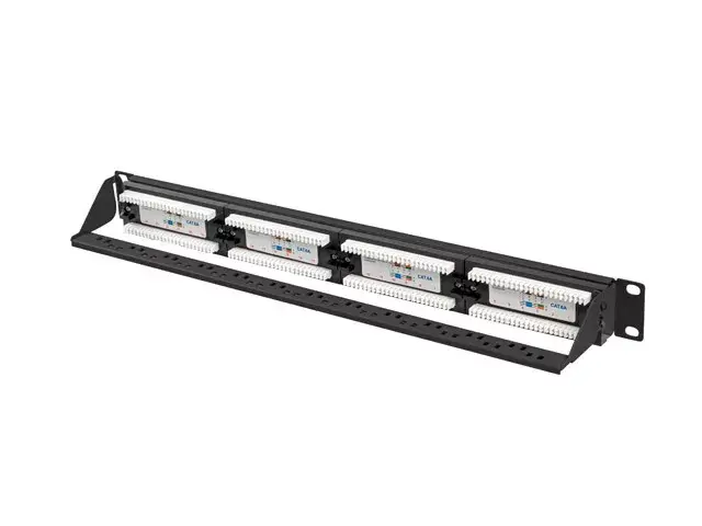 LANBERG PPUA-1024-B 1U patch panelis 24 porti Photo 5