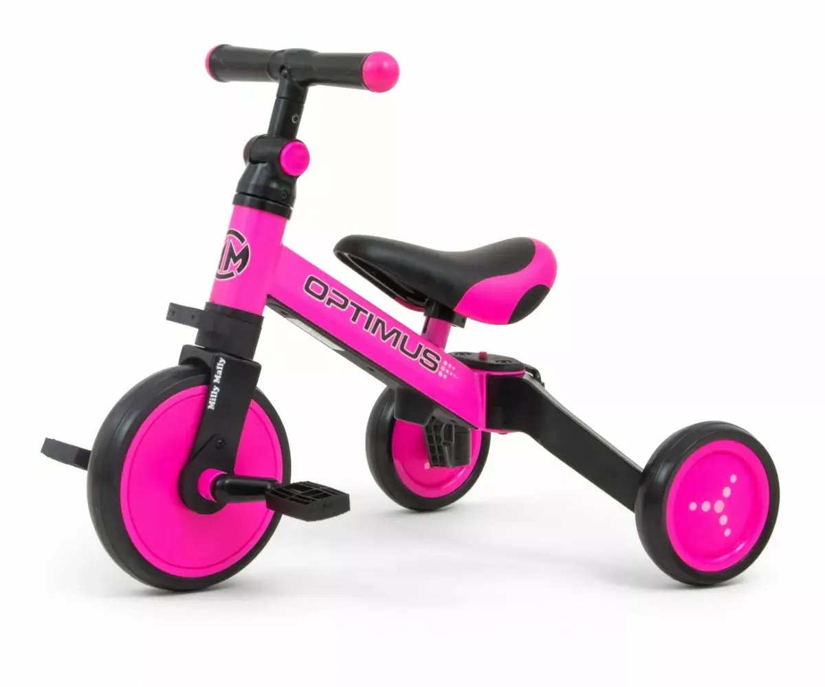 Bērnu velosipēds milly mally Optimus Pink Photo 2