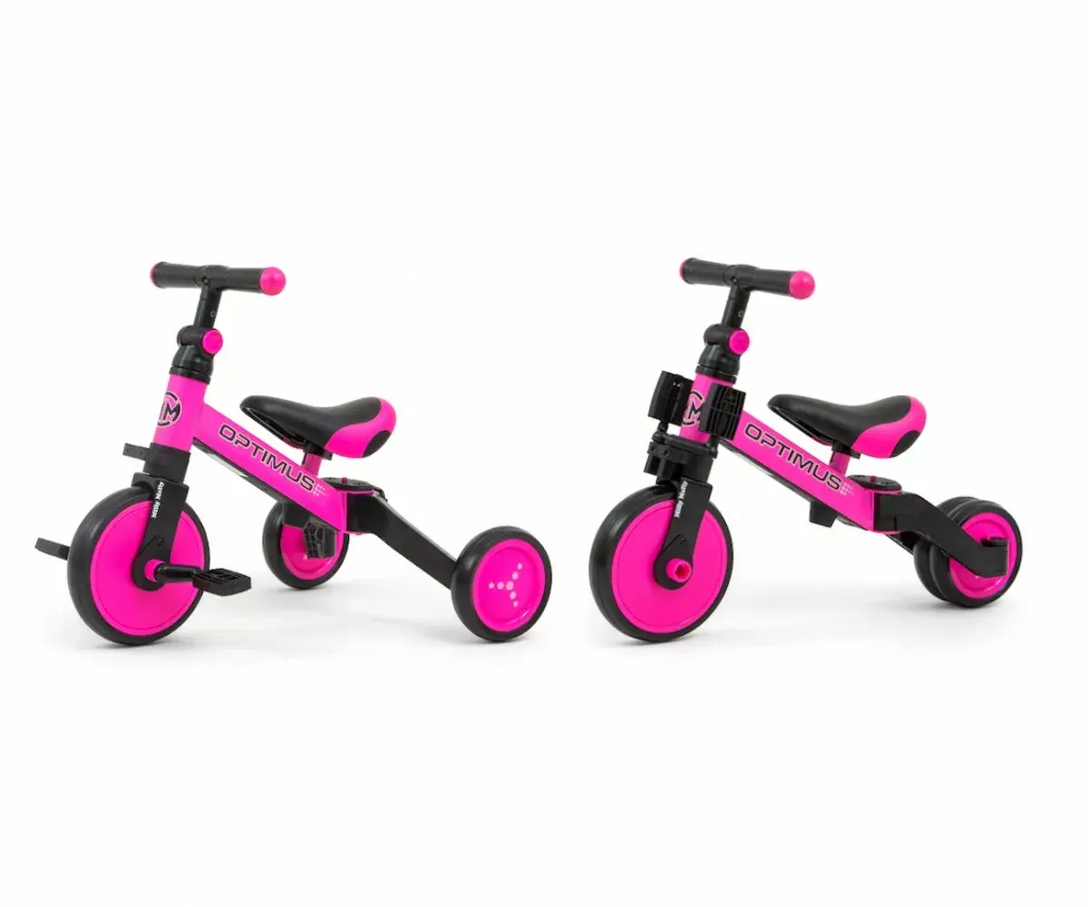 Bērnu velosipēds milly mally Optimus Pink Photo 3