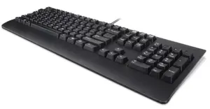 Keyboard Lenovo Preferred Pro II — Full-size wired keyboard, straight layout, wrist rest, black