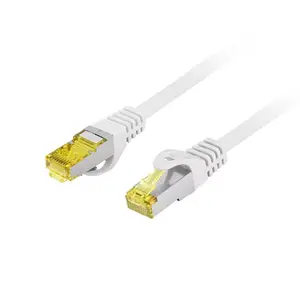 Patch cable LANBERG Cat6a PCF6A-10CU-0300-S, S/FTP, AWG26 copper, LSZH jacket, RJ-45–RJ-45, 3 m, grey