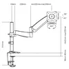 Monitor Desk Mount Bracket Equip 13"-27" Photo 2