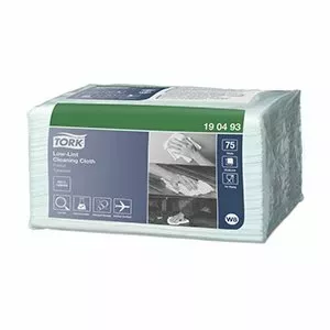 Cleaning cloth Tork Premium Low-Lint W8, 38.5 cm x 30 m, 75 sheets, turquoise