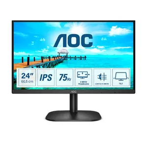 AOC B2 24B2XDA LED display 60,5 cm (23.8") 1920 x 1080 pikseļi Full HD Melns