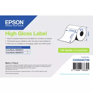 Self-adhesive printer label Epson C33S045728