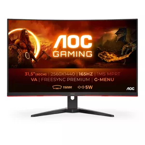 Монитор AOC G2 CQ32G2SE/BK 31.5" LED 2K Ultra HD 2560 x 1440