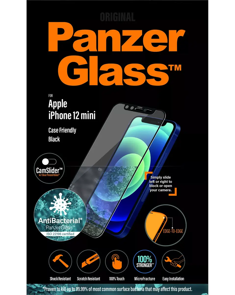 Ekrāna aizsargs PanzerGlass CamSlider Apple iPhone 12 Mini Photo 8