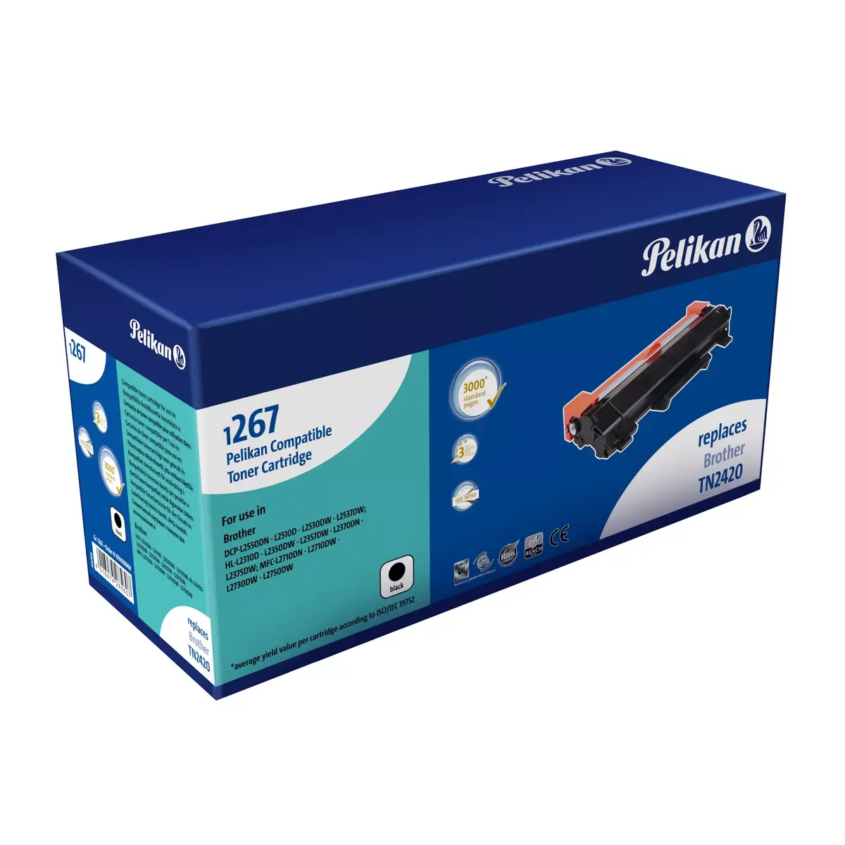 Pelikan 1031430104 melnā tonera kasetne Brother printeriem Photo 2