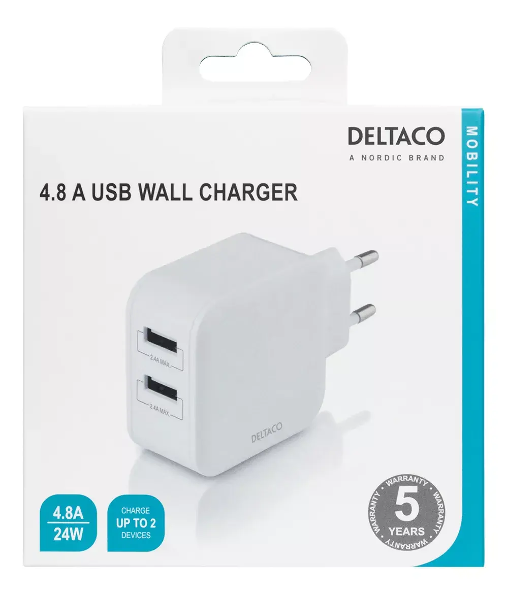 Lādētājs Deltaco USB-AC175 Photo 2