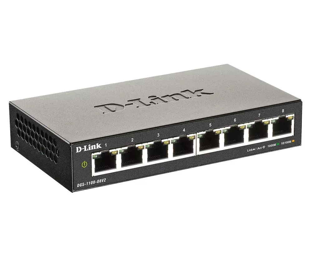 Управляемый L2 коммутатор D-Link DGS-1100-08V2 Photo 3